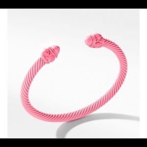 David Yurman x BCRF Renaissance Bracelet in Pink Aluminum, 5mm